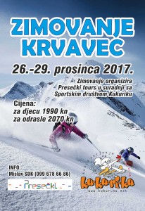 skijanje plakat krvavec